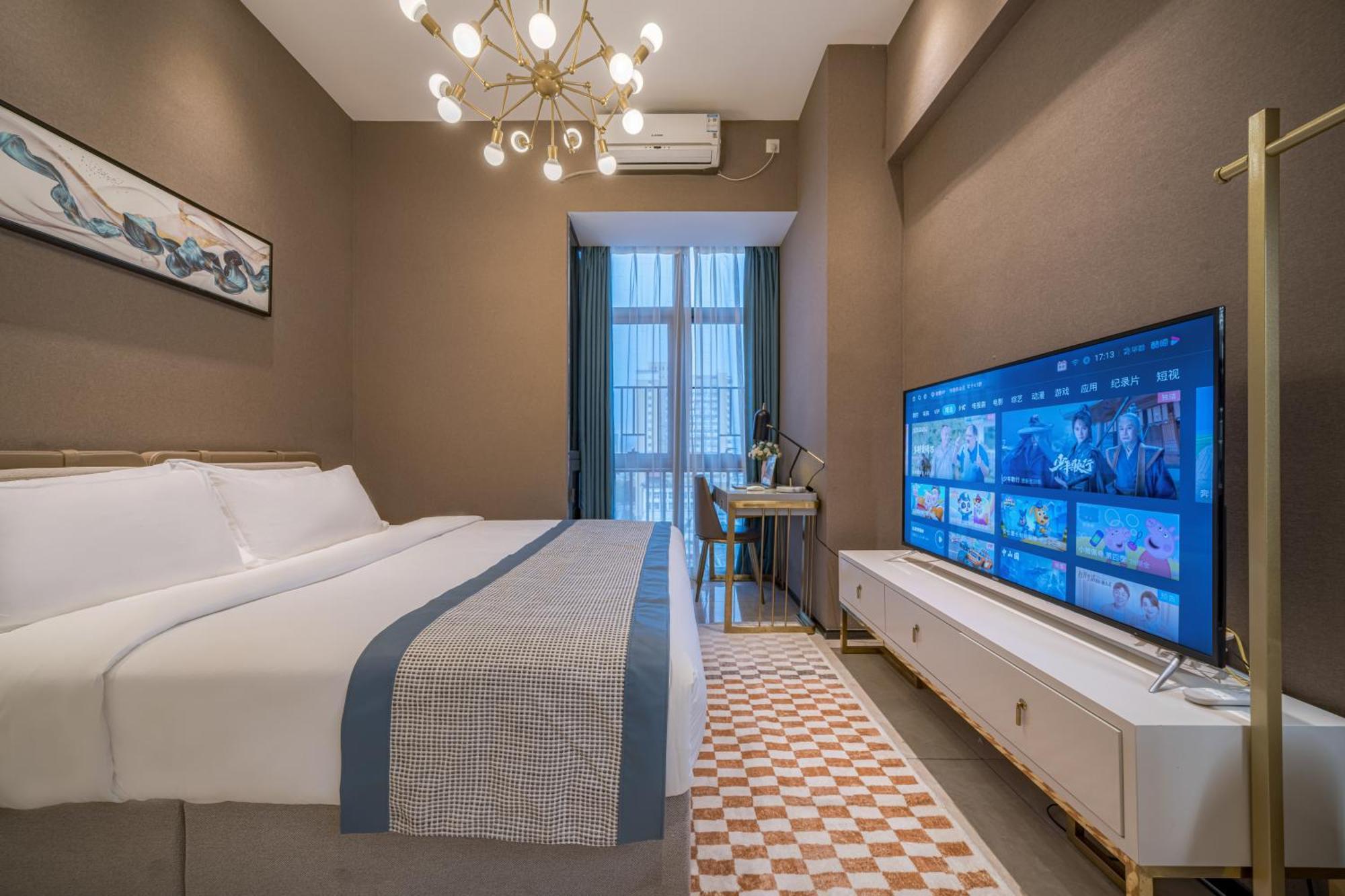 Gepai Executive Apartment - Shenzhen Futian Convention And Exhibition Center Ngoại thất bức ảnh