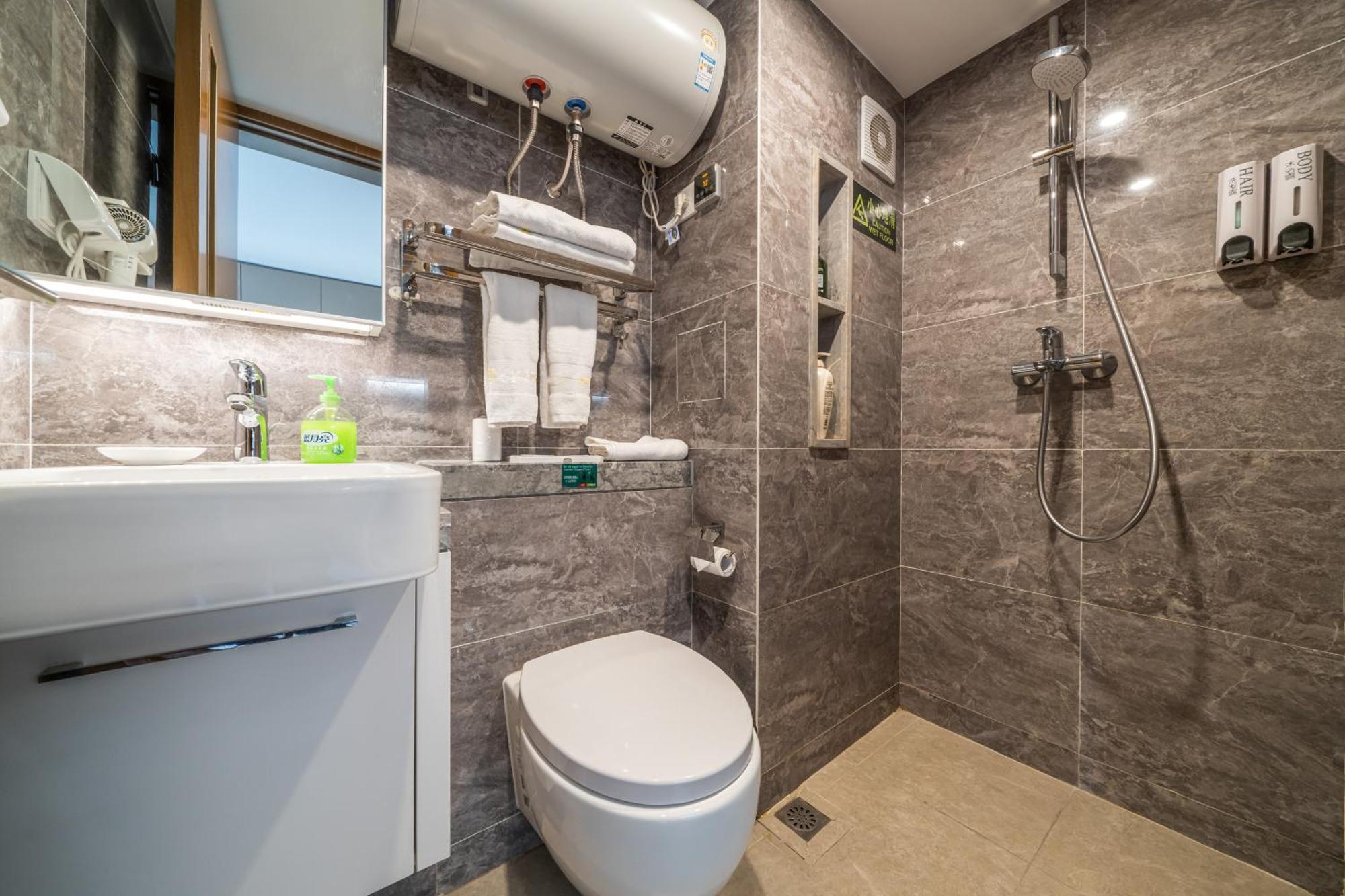 Gepai Executive Apartment - Shenzhen Futian Convention And Exhibition Center Ngoại thất bức ảnh